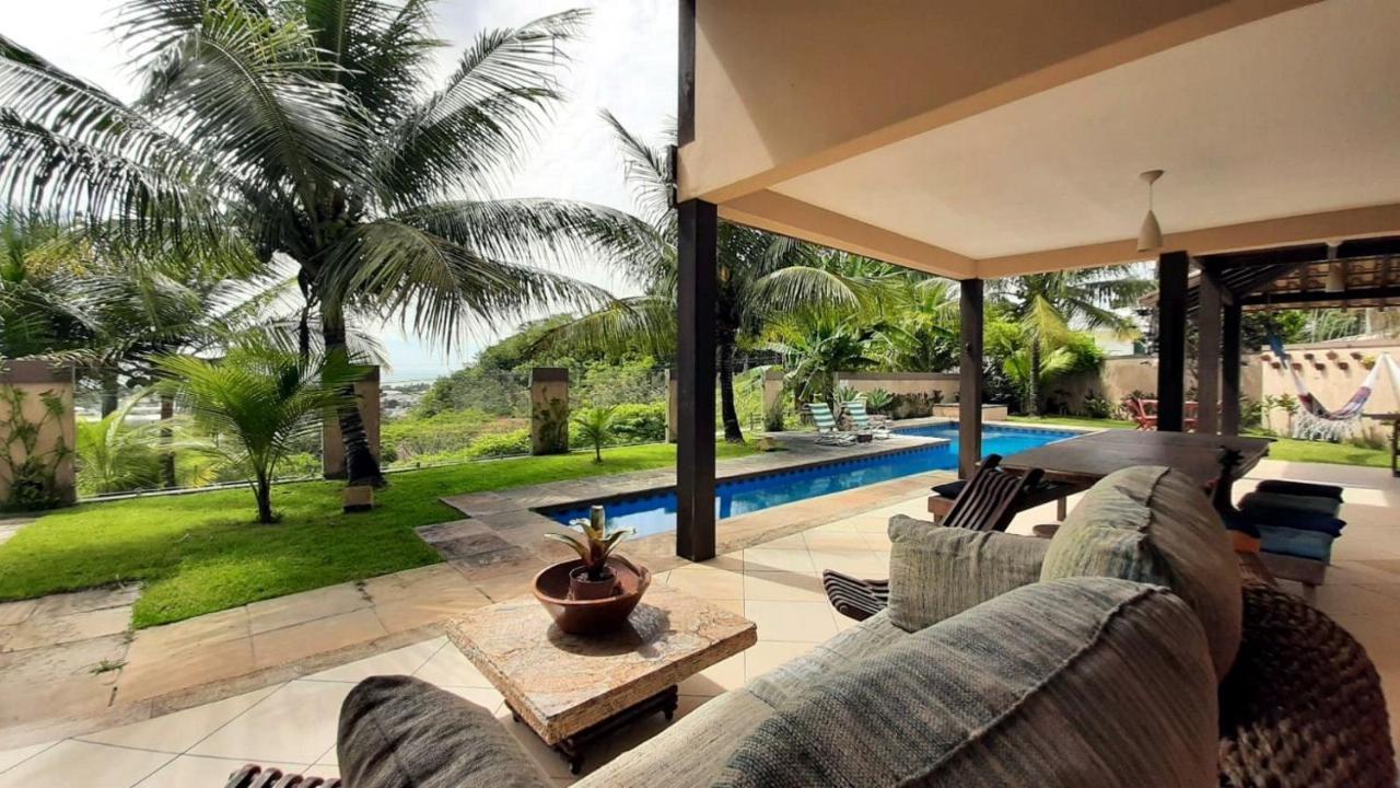 Casa Com Vista Para O Mar De Taperapuan Porto Seguro Buitenkant foto