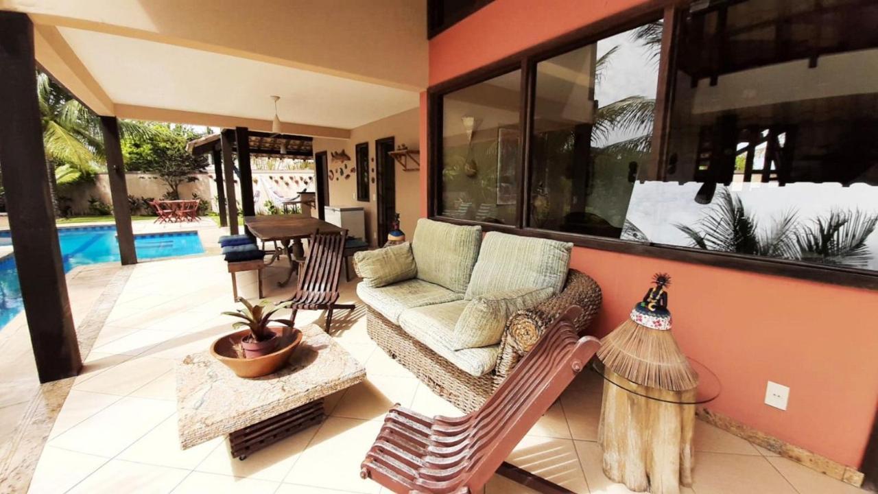 Casa Com Vista Para O Mar De Taperapuan Porto Seguro Buitenkant foto