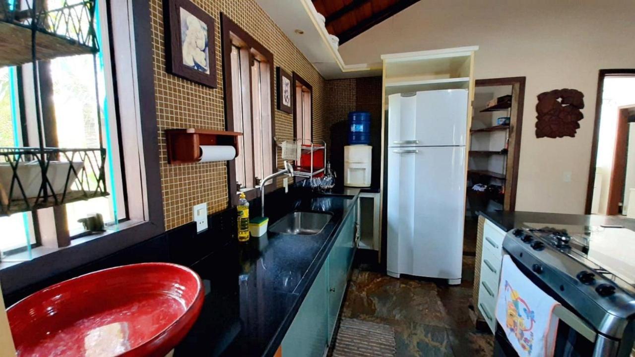 Casa Com Vista Para O Mar De Taperapuan Porto Seguro Buitenkant foto