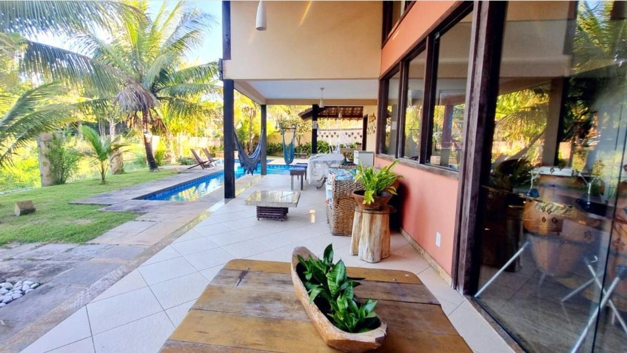 Casa Com Vista Para O Mar De Taperapuan Porto Seguro Buitenkant foto